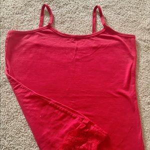 Red Lace Cami